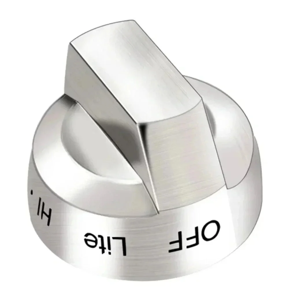5 Pack‎ Stove Knobs Silver Replacement for Samsung